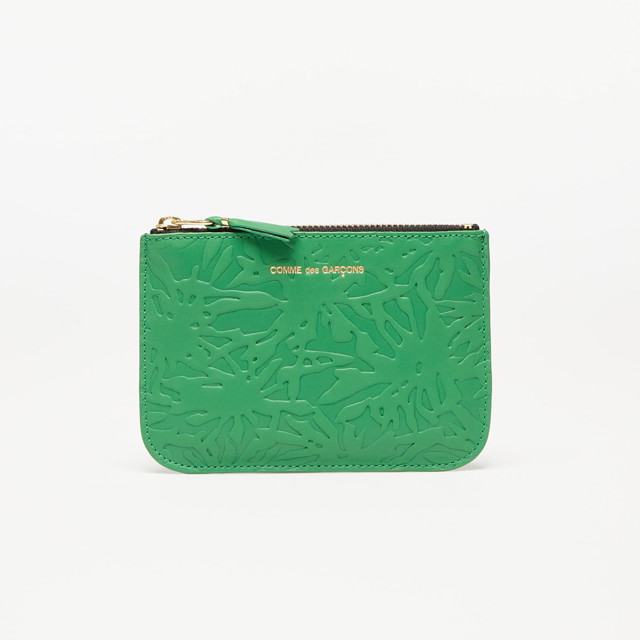 Pénztárca Comme des Garçons Embossed Forest Wallet Green Zöld | SA8100EF Green