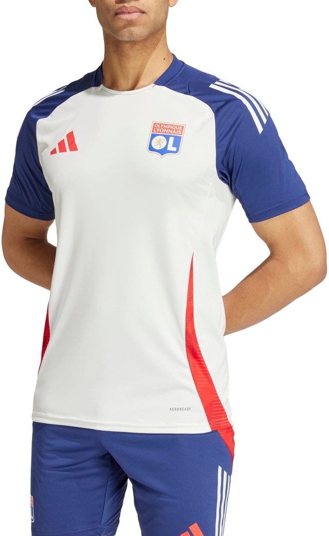 Sportmezek adidas Originals Olympique Lyon Training Jersey Fehér | it5156