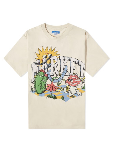 Póló MARKET Fantasy Farm T-Shirt Bézs | 399001588-NTR