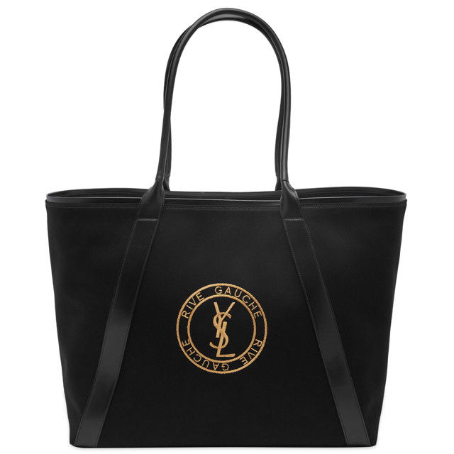 Vászontáskák Saint Laurent Cabas Tote Bag Fekete | 780096FAC3I-1075