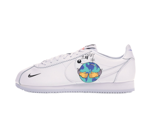 Sneakerek és cipők Nike Steve Harrington x Cortez Flyleather QS "Earth Day" Fehér | CI5548-100