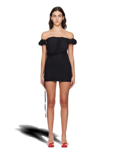 Ruha Jacquemus Le Chouchou 'La Robe Ciceri' Minidress Fekete | 23H233DR087-2307