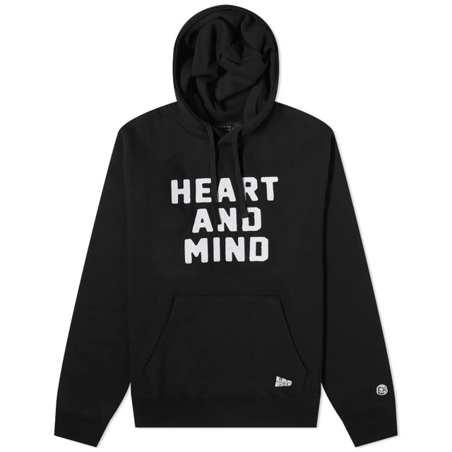 Sweatshirt BILLIONAIRE BOYS CLUB Heart & Mind Popover Hoodie Fekete | B23433-BLK