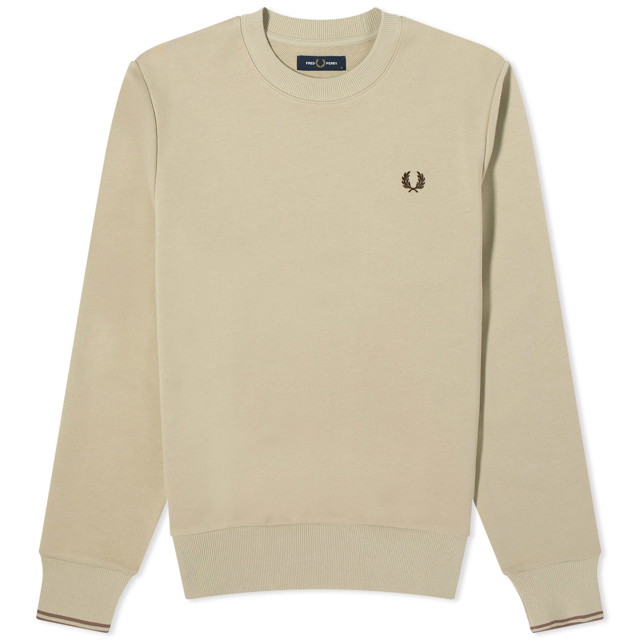 Sweatshirt Fred Perry Crew Sweat in Warm Bézs | M7535-U84