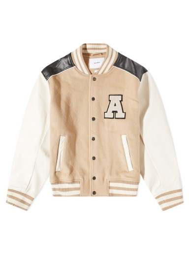 Dzsekik AXEL ARIGATO Ivy Varsity Jacket Bézs | A0546002