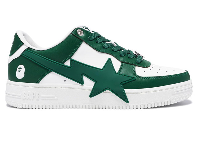 Sneakerek és cipők BAPE A Bathing Ape Bape Sta OS Green Zöld | 1K30-191-306-GRN/1K30-291-306-GRN/001FWK301306M-GRN