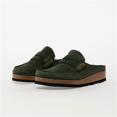 Sneakerek és cipők Birkenstock Naples Mule Thyme Suede Zöld | 1025473, 4