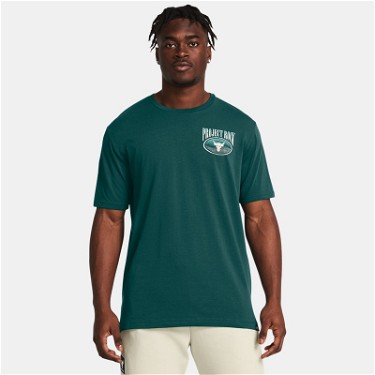Póló Under Armour Project Rock Day Kurzarm-Shirt Zöld | 1383221-449, 0