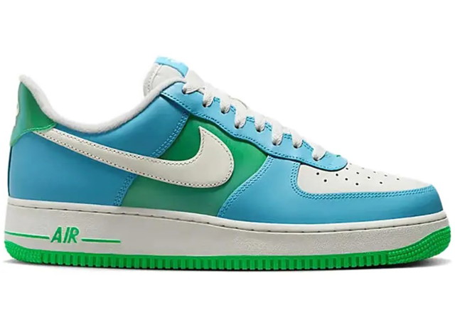 Sneakerek és cipők Nike Air Force 1 Low '07 Aquarius Blue Vapor Green Türkizkék | FZ4032-407