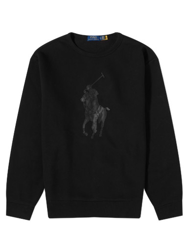 Sweatshirt Polo by Ralph Lauren Polo Ralph Lauren Large PP Polo Fekete | 710920221001