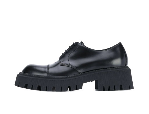 Sneakerek és cipők Balenciaga Tractor "Black Leather" Fekete | 615697WA8E91000