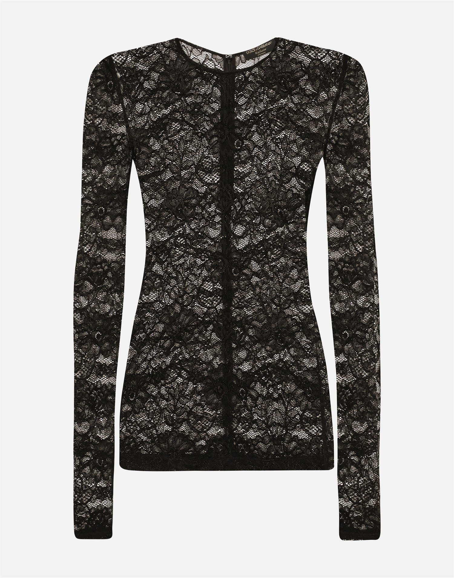 Póló Dolce & Gabbana Tshirt Mlunga Giro Fekete | F8T15TFLRFEN0000, 0