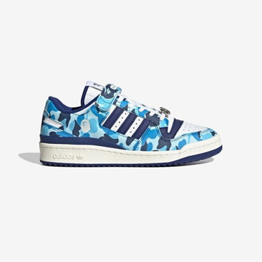 Sneakerek és cipők adidas Originals BAPE x Forum Low 84 30th Anniversary "Blue Camo" Kék | ID4772, 2