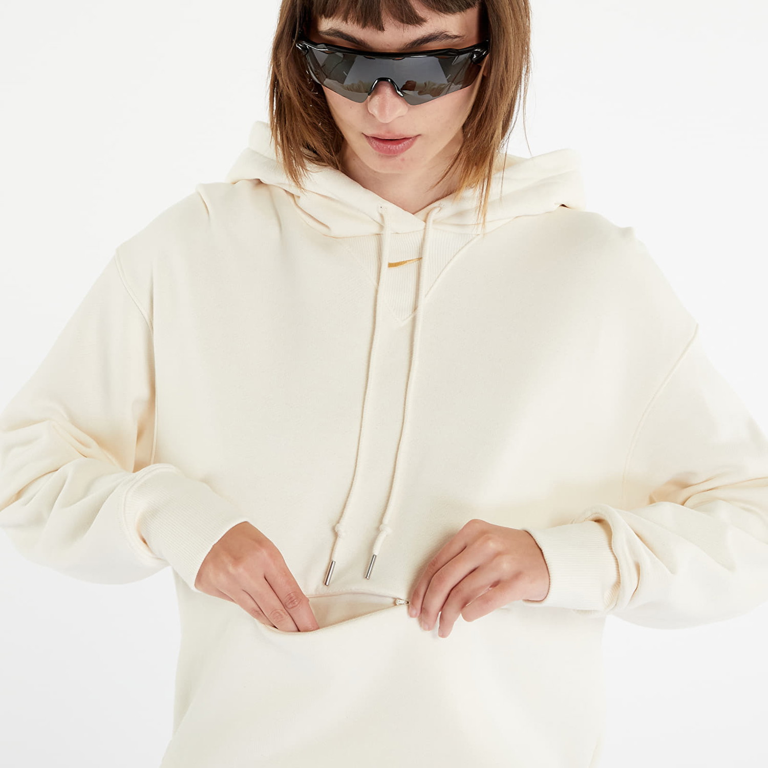 Sweatshirt Nike Modern Fleece French Terry Hoodie Bézs | DV7806-901, 1