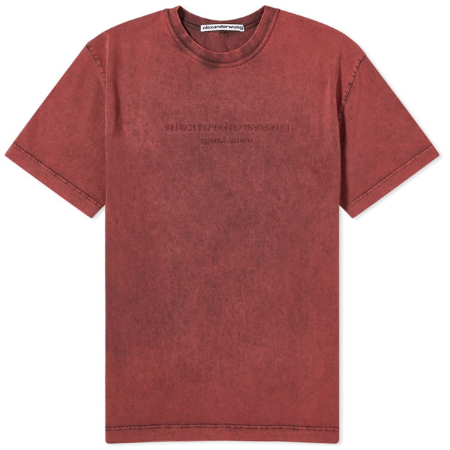 Póló Alexander Wang T-Shirt Burgundia | UCC1241697-644A