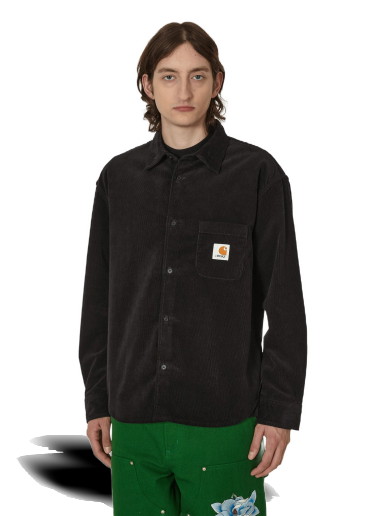 Ing Awake NY x Carhartt WIP Corduroy Shirt Fekete | AWK-CAR23-TP001 BLA