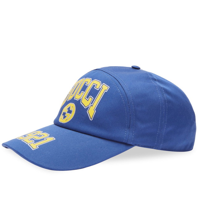 Kupakok Gucci College Baseball Cap Kék | 773135-4HA7F-4200