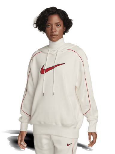 Sweatshirt Nike Sportswear Oversized Fleece Pullover Hoodie Bézs | FV5311-133