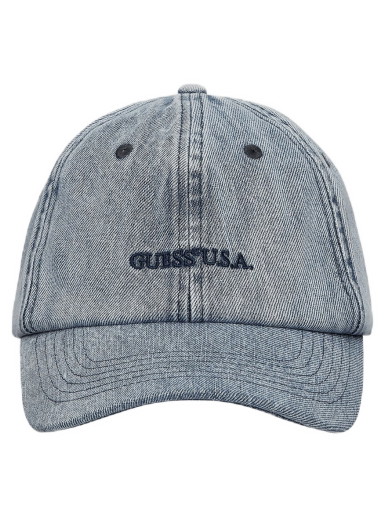 Kupakok GUESS Washed Denim Dad Hat Kék | M3GZ17D50J0 F7XQ