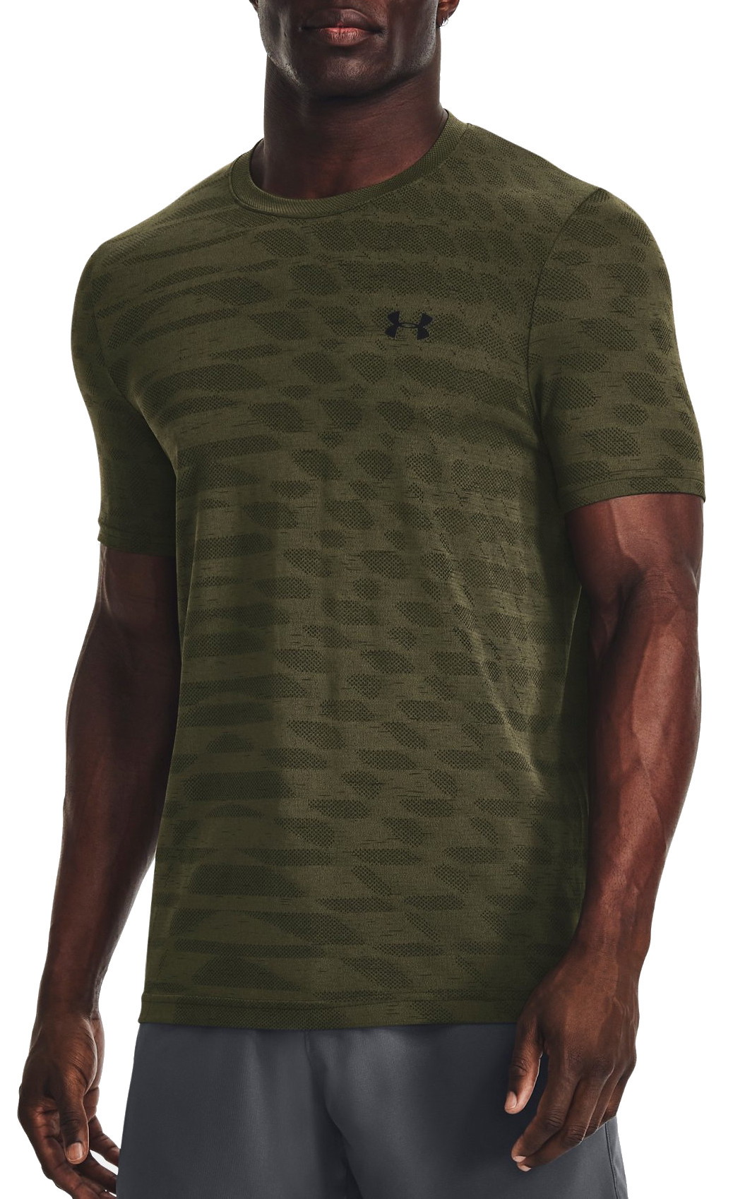 Póló Under Armour HG HG Seamless Ripple Zöld | 1379281-390, 0