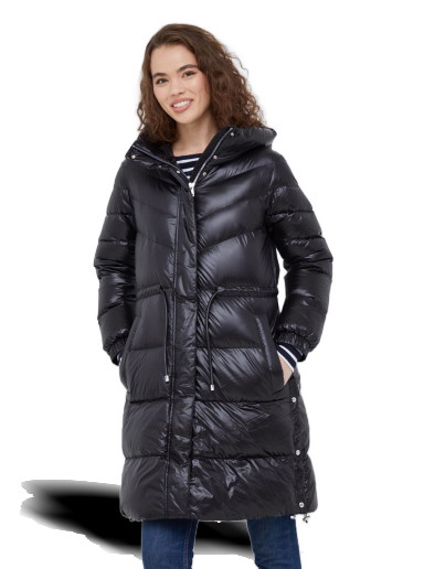 Kabátok WOOLRICH Zip-Up Hooded Padded Coat Fekete | CFWWOU0719FRUT3085