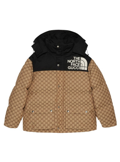 Dzsekik Gucci The North Face x GG Padded Jacket Bézs | 670909 Z8APZ 2184