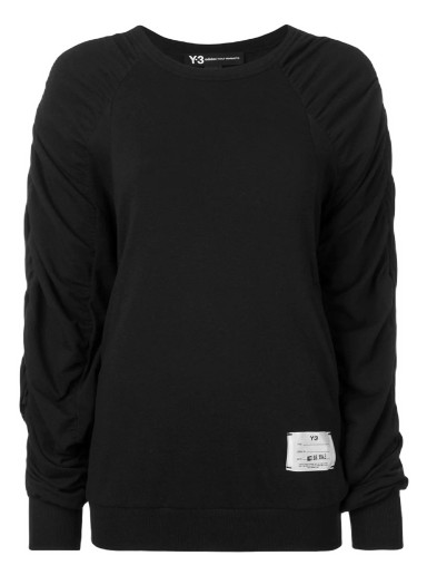 Pulóver adidas Originals Y-3 Spandex Crewneck Fekete | DY7296