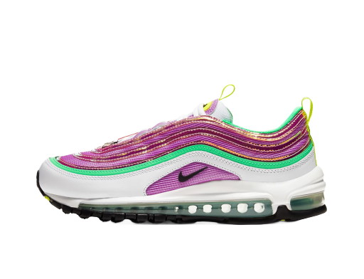 Sneakerek és cipők Nike Air Max 97 White Electro Green Fuchsia Glow W Rózsaszín | CW5591-100