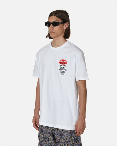 Póló Pleasures Rolling Stone T-Shirt Fehér | P23SU056 WHITE, 3