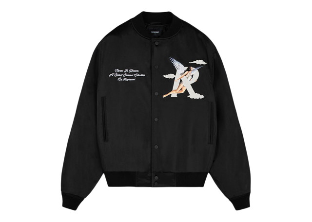 Bomber dzsekik Represent Clo Represent Storms In Heaven Souvenir Bomber Black Fekete | M01228-01