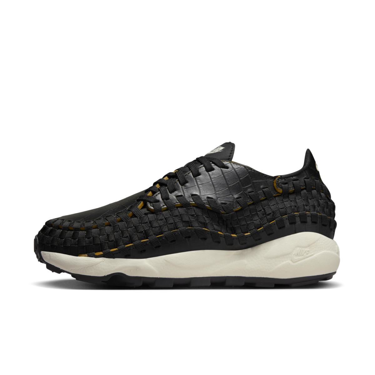 Sneakerek és cipők Nike Air Footscape Woven "Black Croc" W Fekete | FQ8129-010, 0