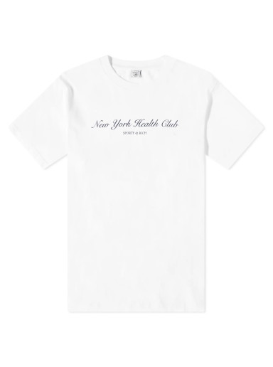 Póló Sporty & Rich NY Health Club Tee Fehér | TS836WH