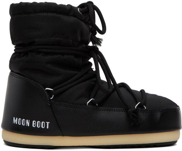 Sneakerek és cipők Moon Boot Black Icon Light Low Boots Fekete | 14600100