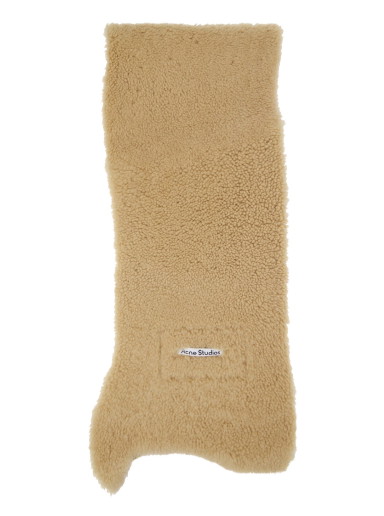 Sálak és kendők Acne Studios Beige Shearling Scarf Bézs | CA0288-