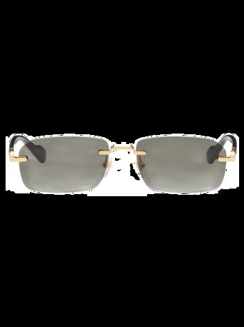 Gucci Rimless Sunglasses "Black & Gold" GG1221S-001