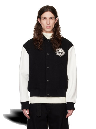 Bomber dzsekik AMI Patch Bomber Jacket Fekete | HJK214.259