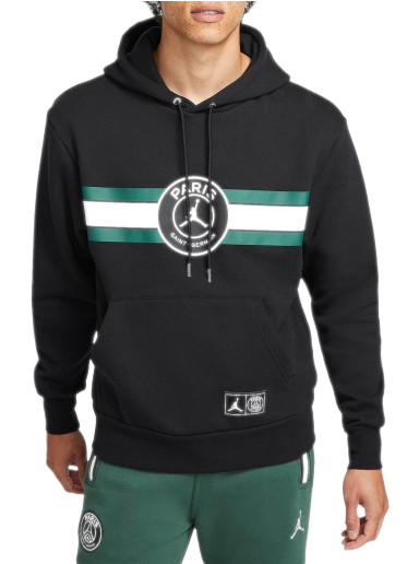 Sweatshirt Jordan Paris Saint-Germain Fleece Pullover Hoodie Fekete | dj3928-010