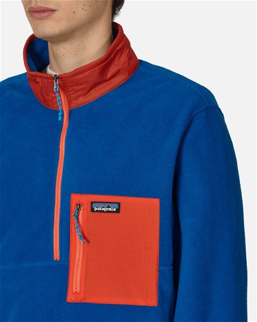 Sweatshirt Patagonia Microdini Half Zip Sweatshirt Kék | 26200 ENLB, 5
