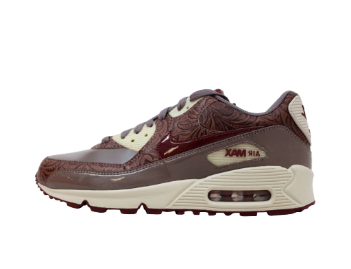 Sneakerek és cipők Nike Air Max 90 Premium Orewood Brown/Red Earth-Brown W Barna | 317246-261