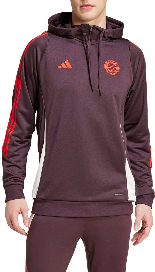 Sweatshirt adidas Originals FC Barcelona TRHOOD Burgundia | is9934