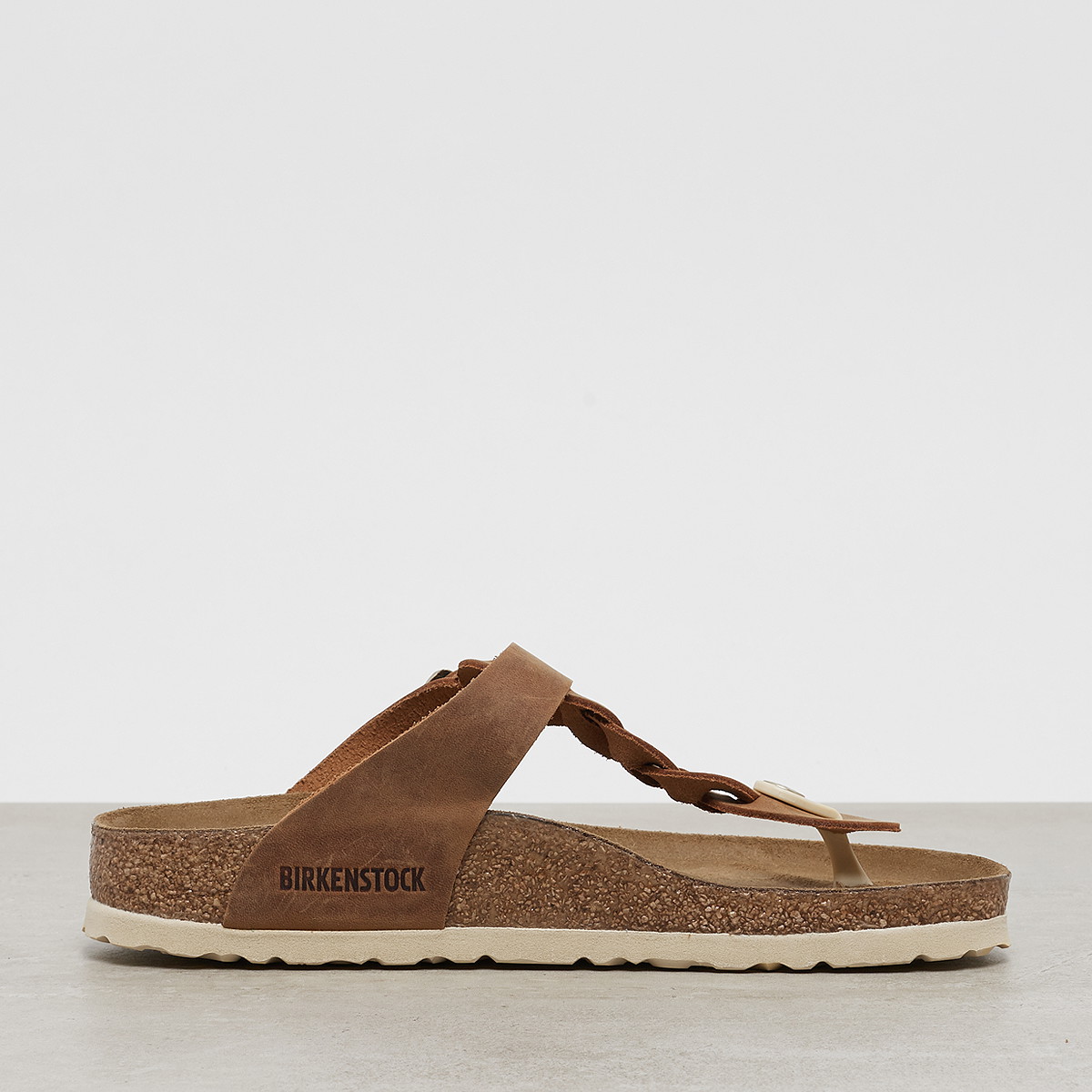 Sneakerek és cipők Birkenstock Gizeh Braided FL W Barna | 1021336, 1