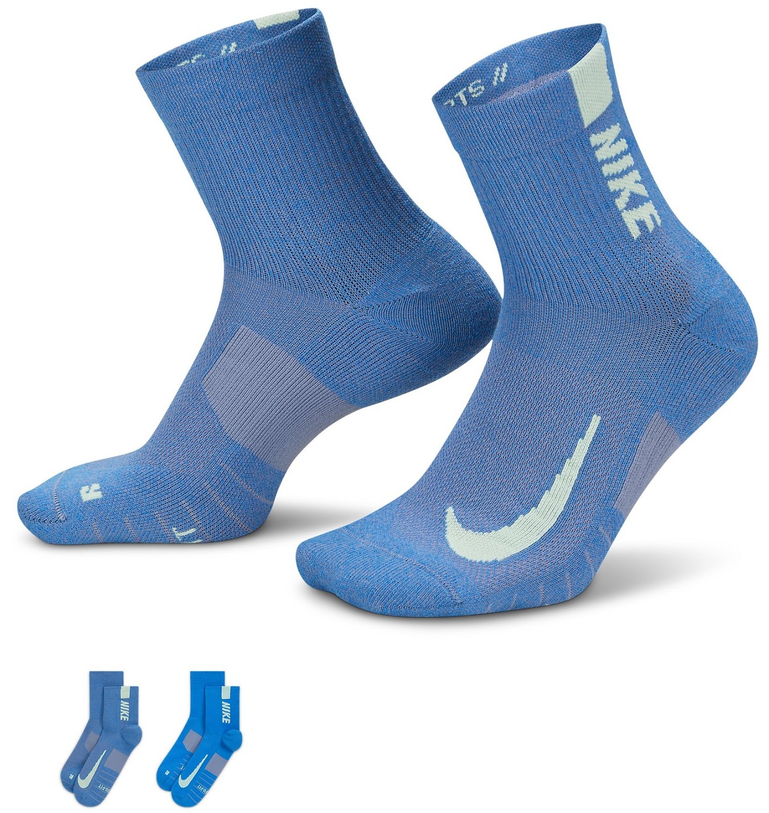Zoknik és harisnyanadrágok Nike Ponožky U NK MLTPLIER ANKLE 2PR - 144 Sötétkék | sx7556-991, 0