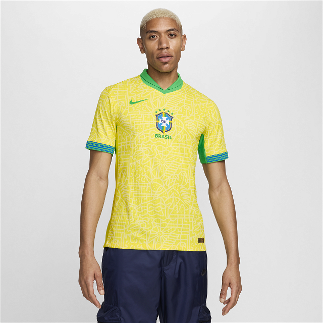 Sportmezek Nike Dri-FIT ADV Authentic Brazil 2024/25 Sárga | FJ4270-706