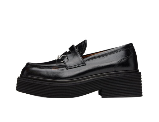 Sneakerek és cipők Marni Piercing Loafers Fekete | MOMS003904 P3731
