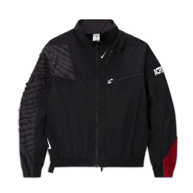 Dzsekik Nike Lab x Acronym Woven Jacket Black Fekete | CZ4669-010