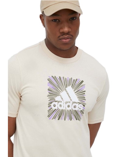 Póló adidas Originals Sport Optimist Sun Logo T-Shirt Bézs | IC7788