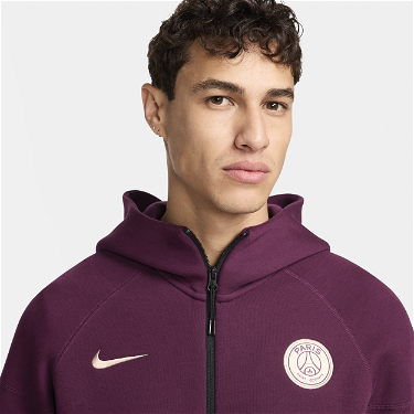 Sweatshirt Nike Paris Saint-Germain Tech Fleece Windrunner Burgundia | FZ4689-610, 2