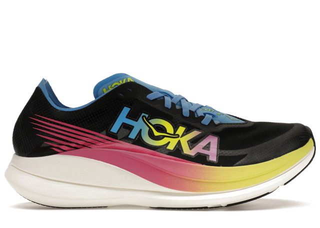 Sneakerek és cipők Hoka One One Rocket X 2 Black Multi Fekete | 1127927-BKML