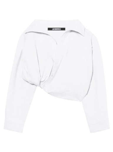 Ing Jacquemus La Chemise Mejean Shirt Fehér | 213SH101 1012 100