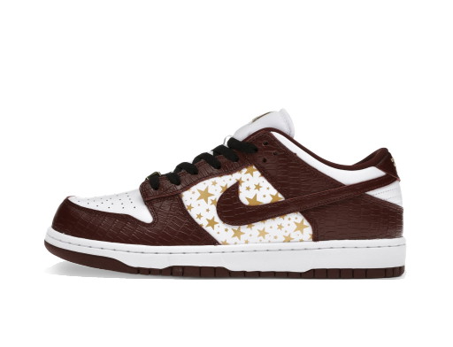 Sneakerek és cipők Nike SB Dunk Low Supreme Stars Barkroot Brown (2021) 
Piros | DH3228-103